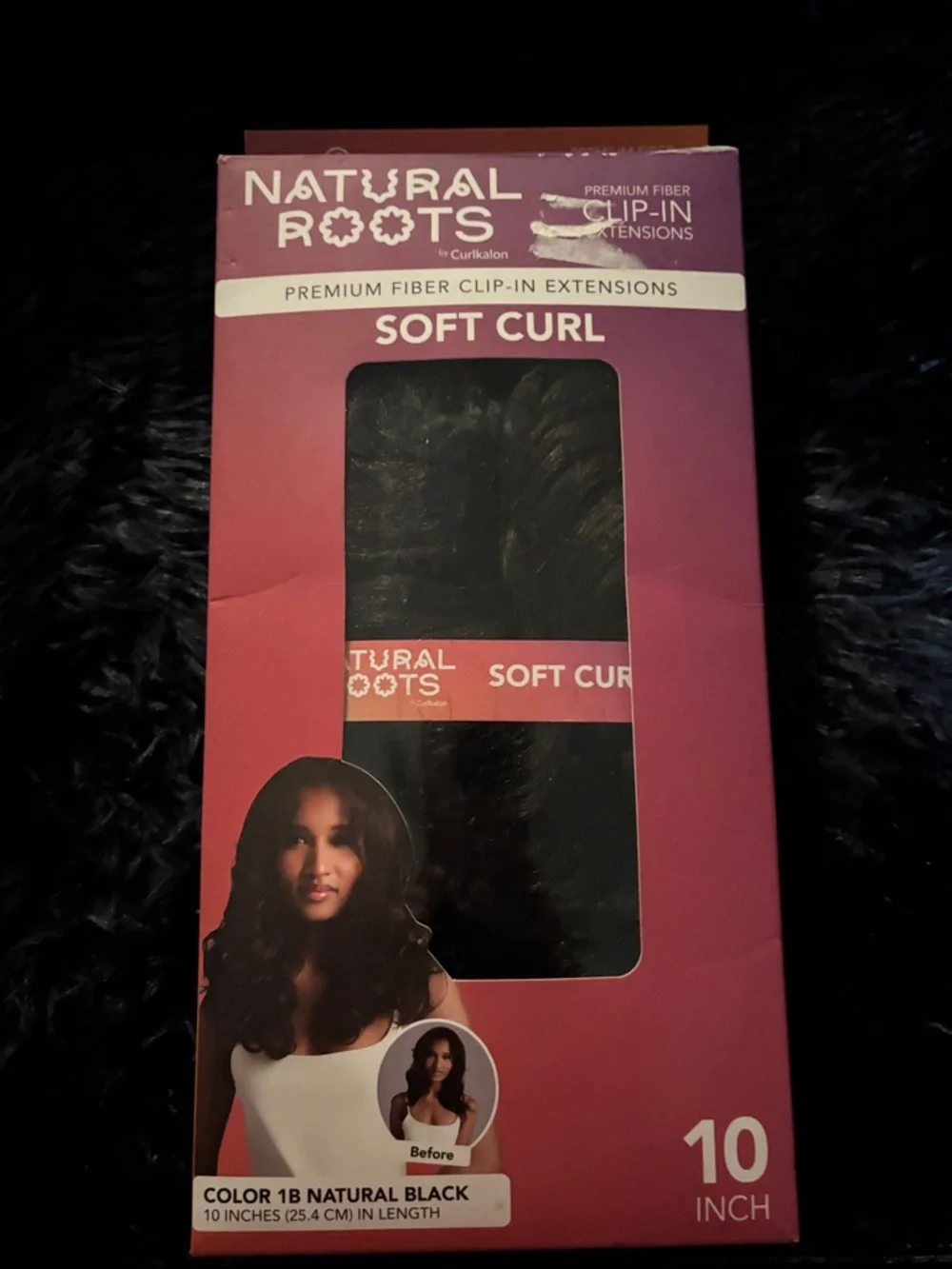 Soft Curl Clip-In Hair Extensions - Black